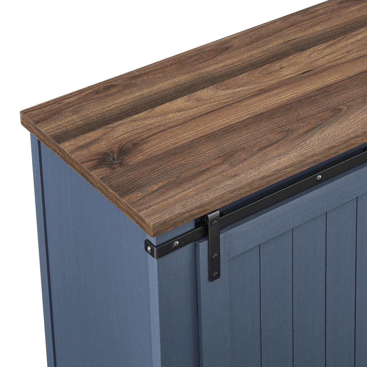 Farmhouse Sliding Barn Door TV Stand G414536