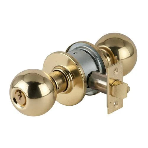 Bright Chrome Keyed Entry Handle Q911605