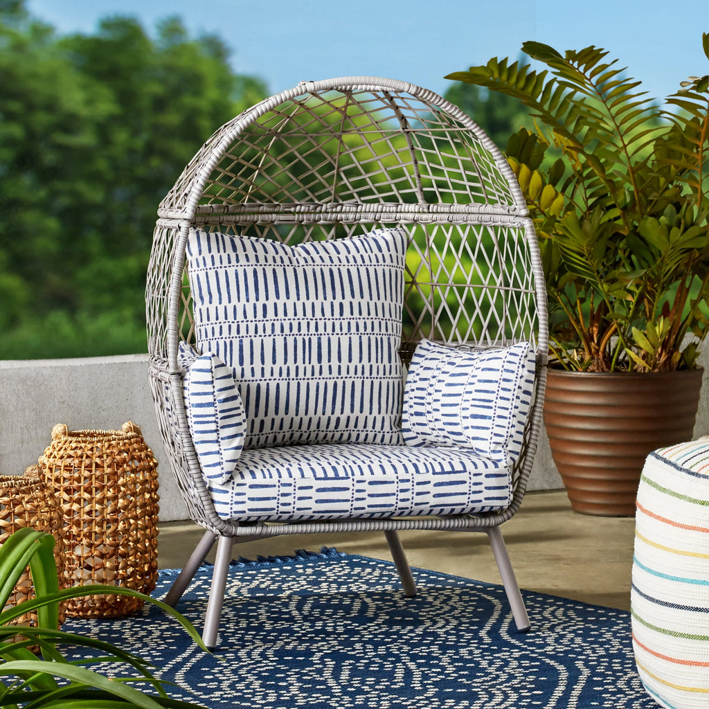 Outdoor Wicker Kid's Egg Chair P6618