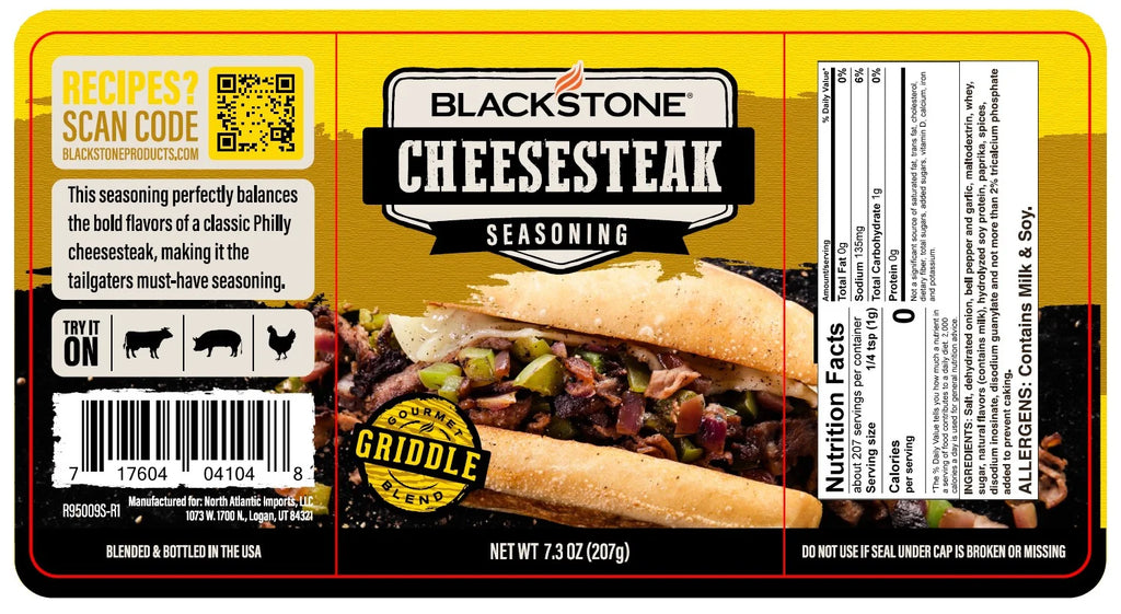 Gluten-Free Cheesesteak Seasoning, 7.3 oz B857