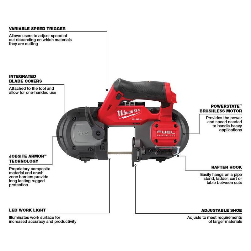 12V Cordless Compact Band Saw with Starter Kit J943