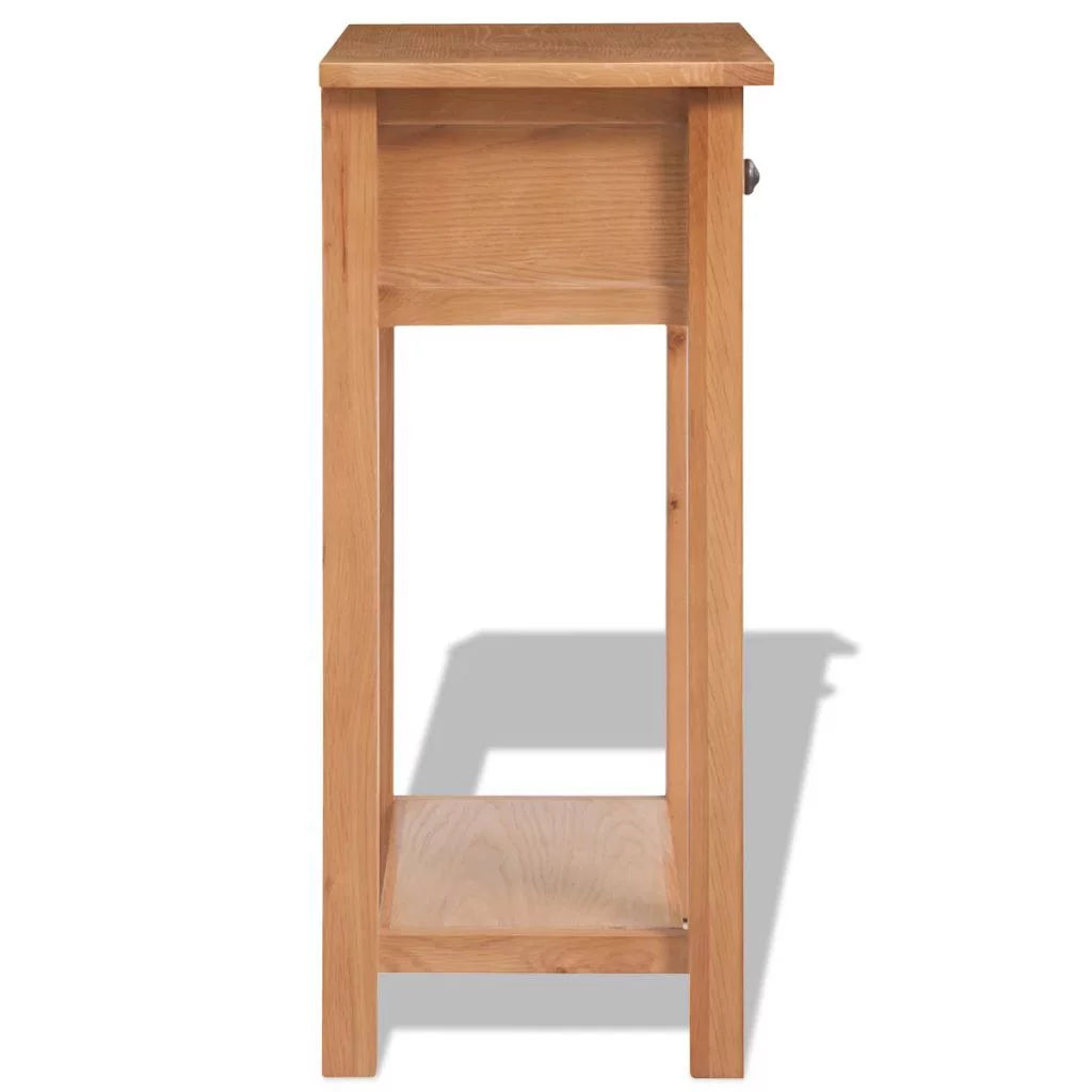Solid Oak Wood Console Table W821