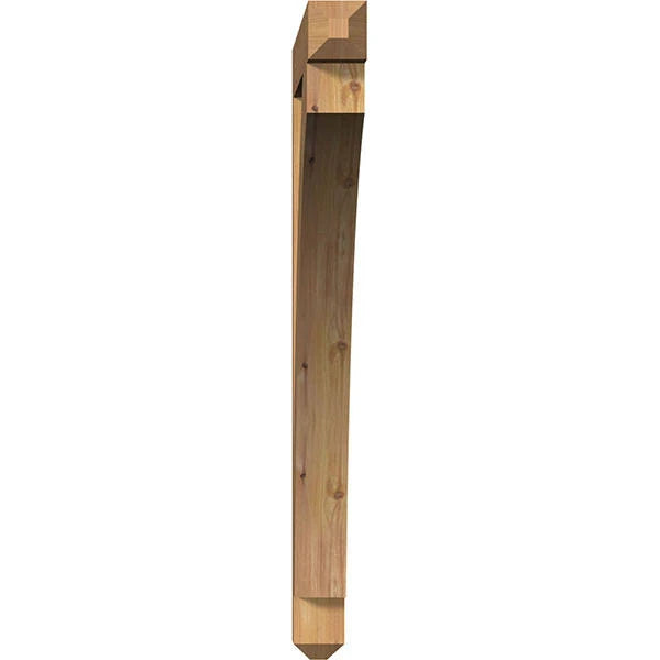 Thorton Craftsman Smooth Bracket, Western Red Cedar U95530