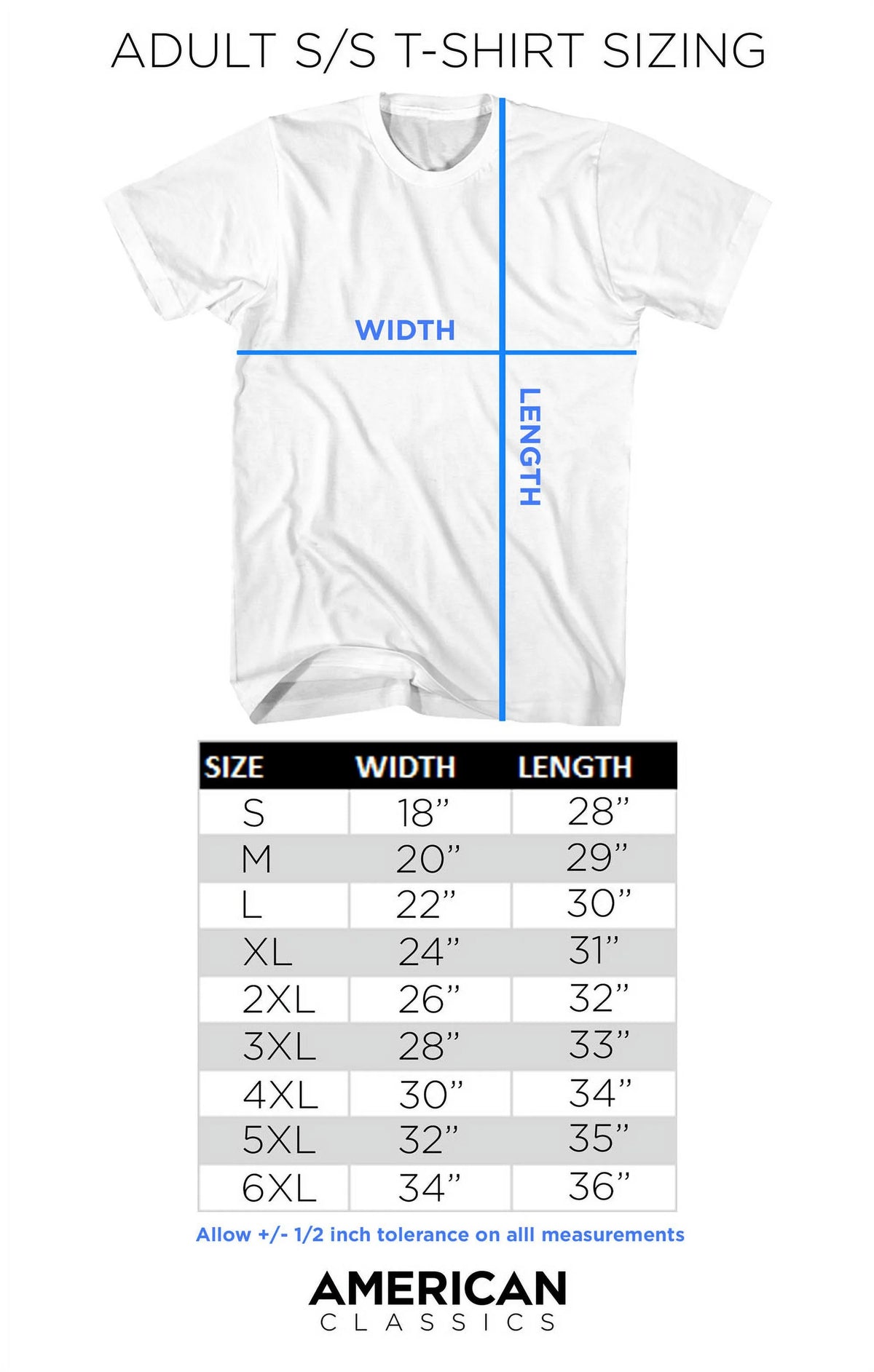 Adult T-Shirt 6X P137211