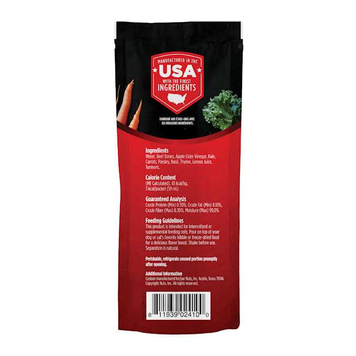 Bone Broth Wet Dog & Cat Food Topper X8172