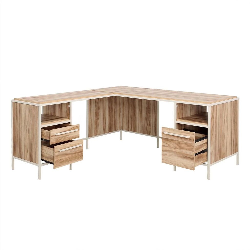 Engineered Wood L-Desk U7444