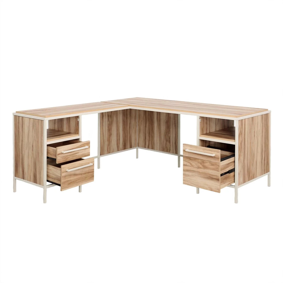 Engineered Wood L-Desk U7444