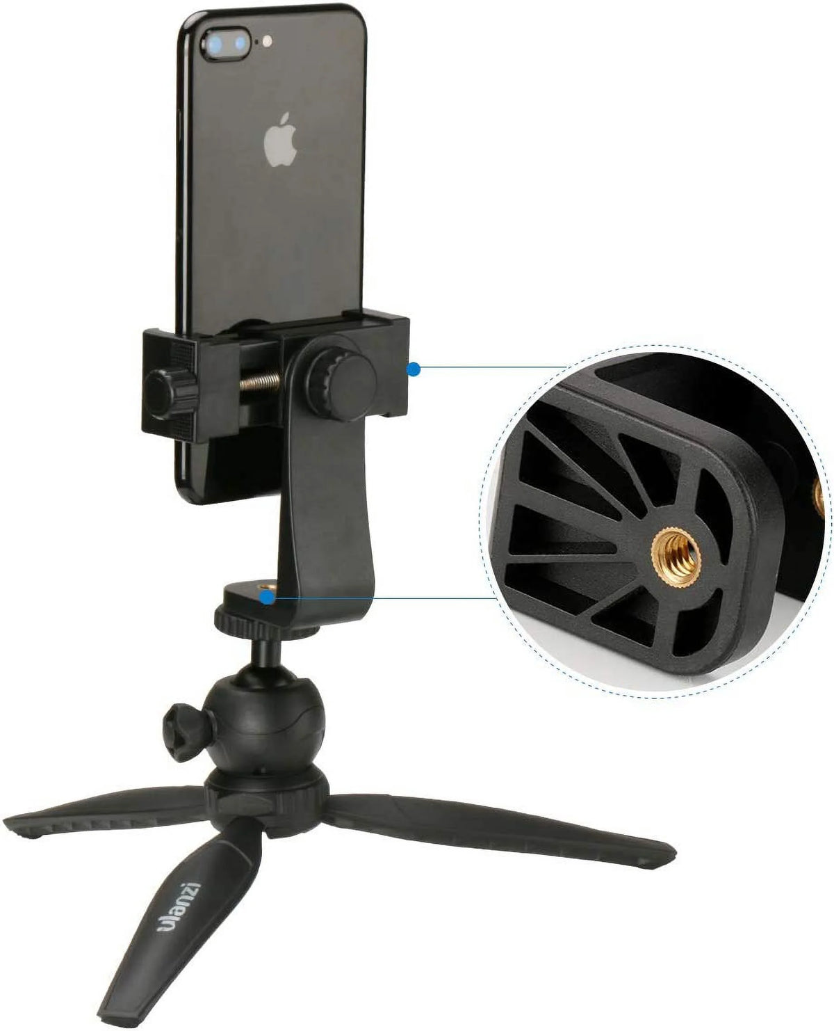 Universal Phone Tripod Mount Attachment with Wireless Shutter Remote U2118