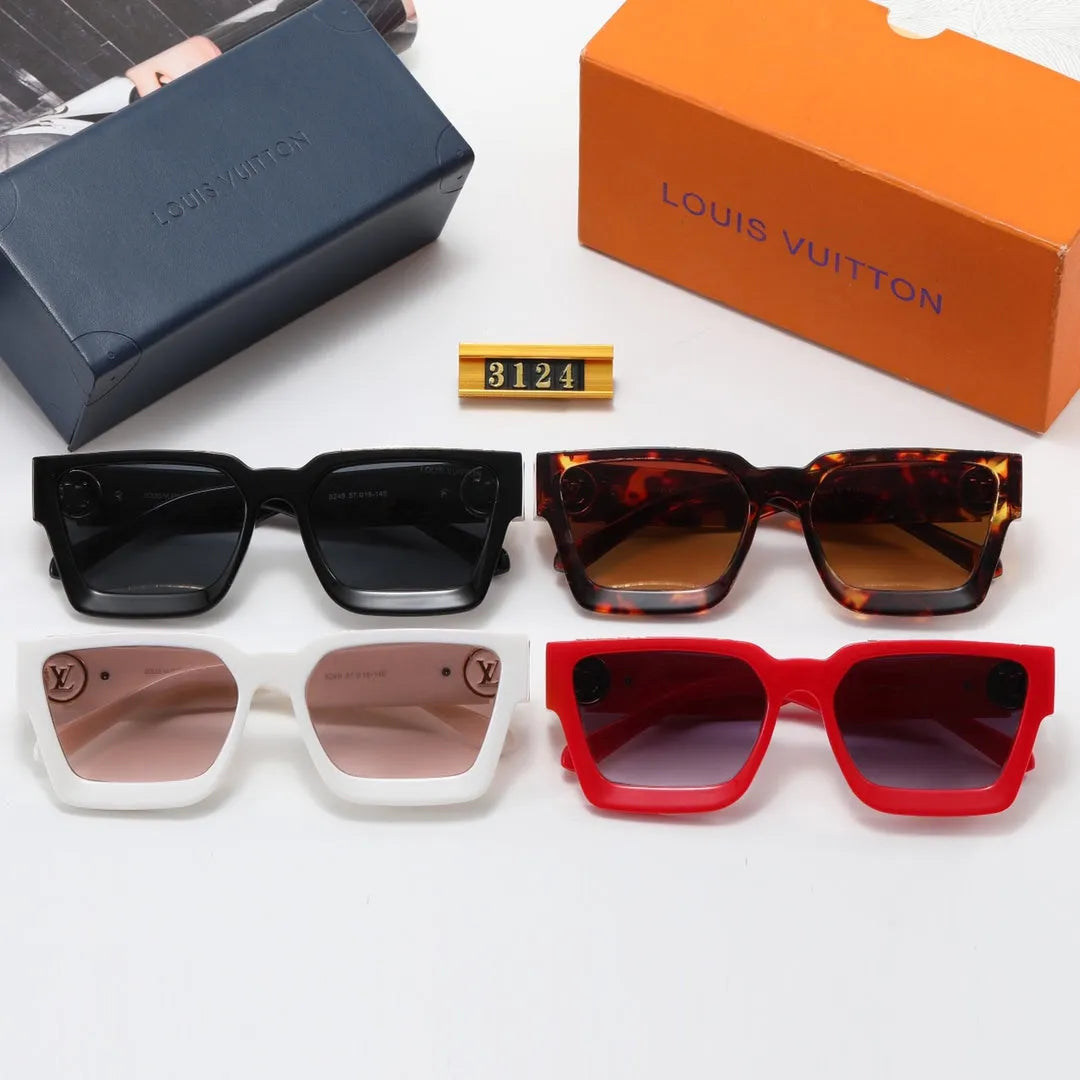 Fashion Letter Stitching Flat Glasses X18621
