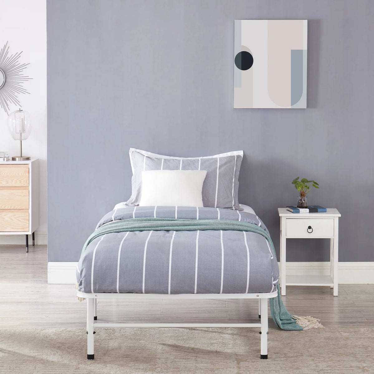 Black Twin Bed Frame M322