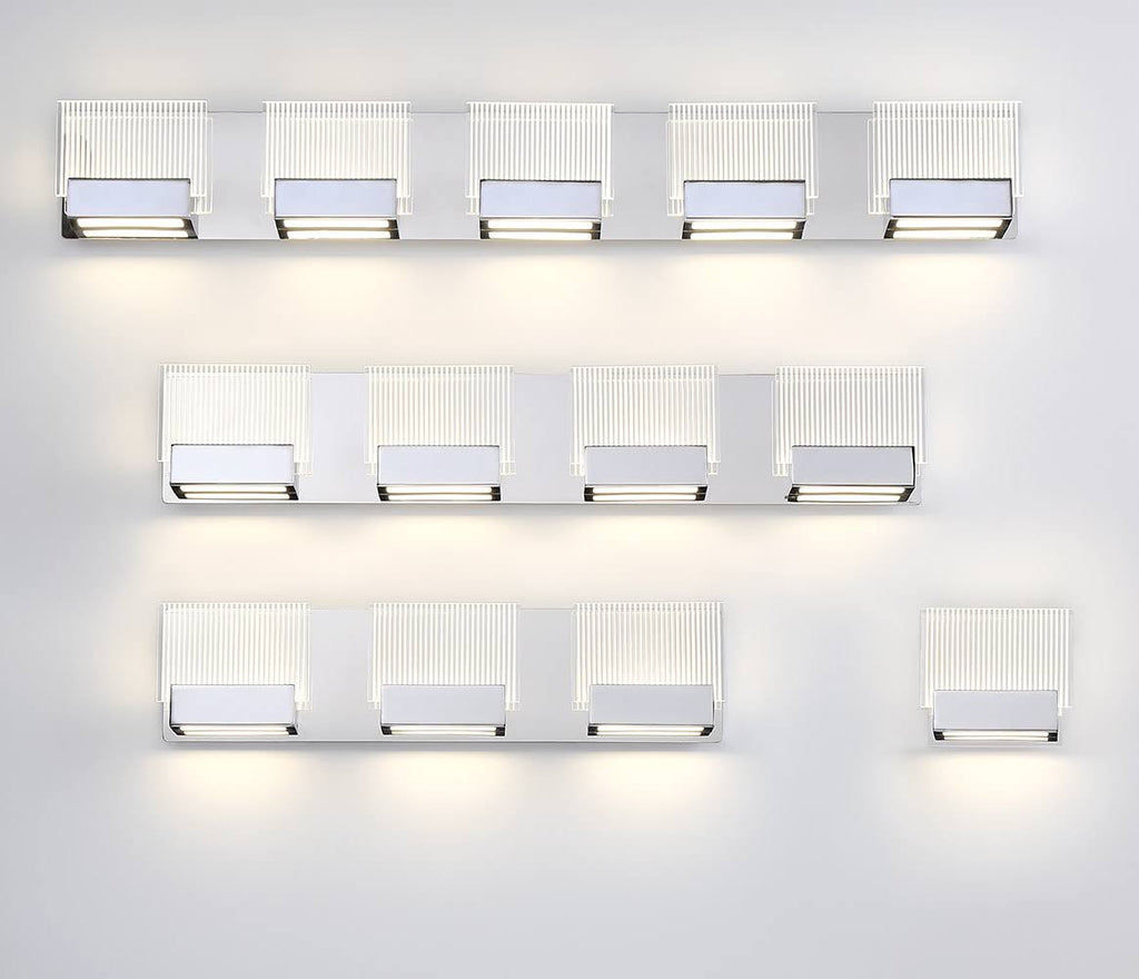 Chrome LED Bathbar G4935