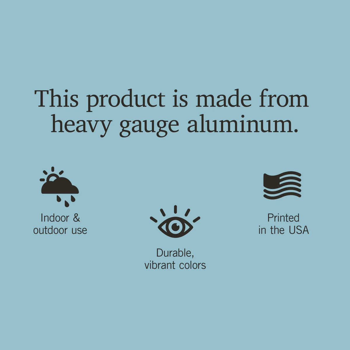 12x18 Aluminum Metal Sign Decor Y72596