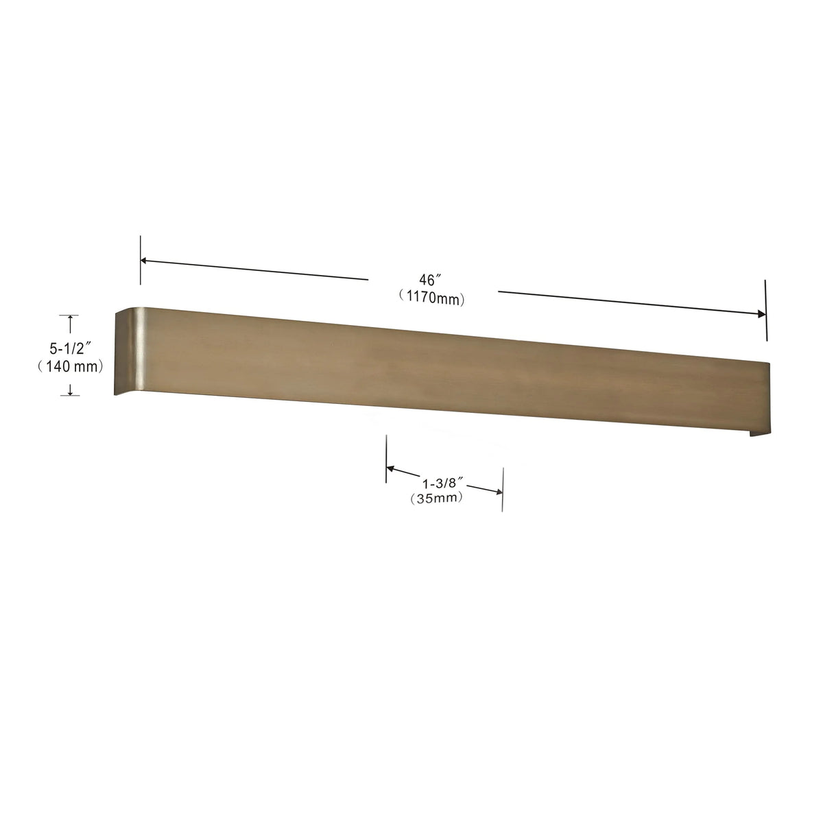 Gold LED Wall Sconce C854931
