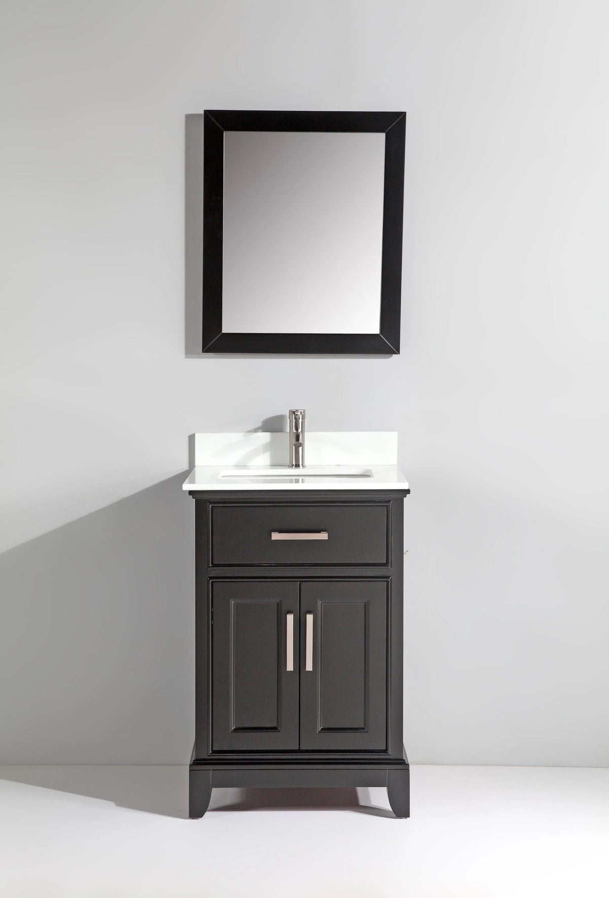 24 in. Single Sink Vanity & Mirror Espresso F1388