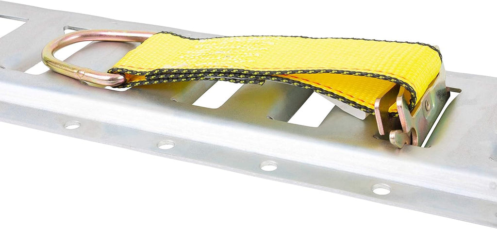 32 Pieces E Track Tie-Down Kit with 8 Horizontal 5 Ft E Track Rails C11295