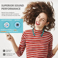 Wireless Bluetooth Headphones Neckbands with Magnetic Earbuds, Green, Pack of 2 Z33335