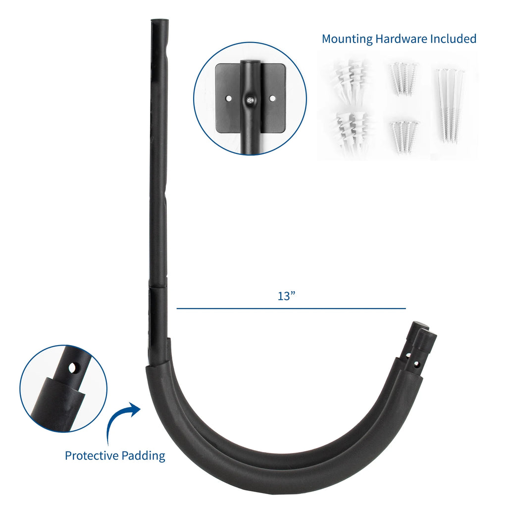 Steel Kayak Wall Mount Cradle Holder Set H52055