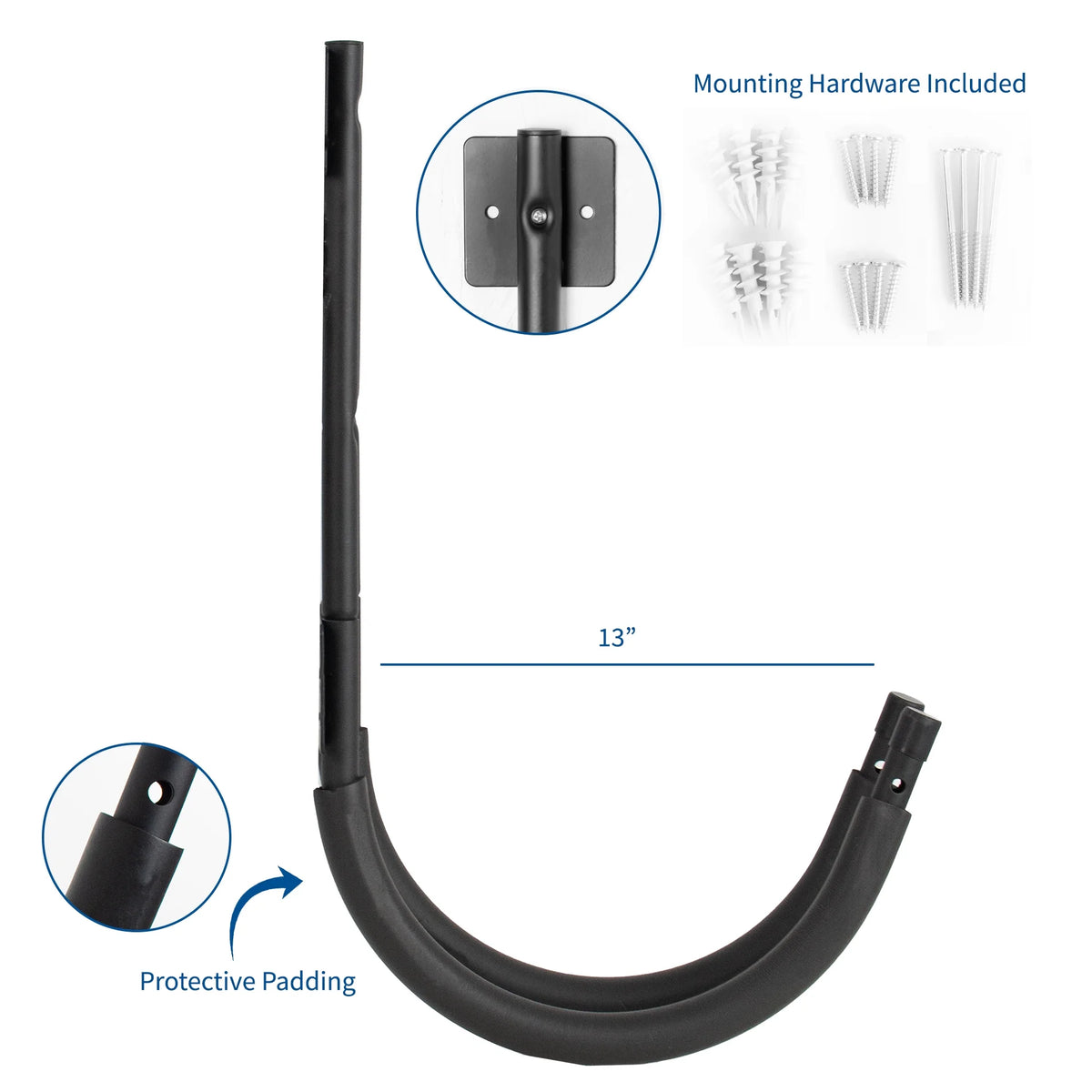 Steel Kayak Wall Mount Cradle Holder Set H52055