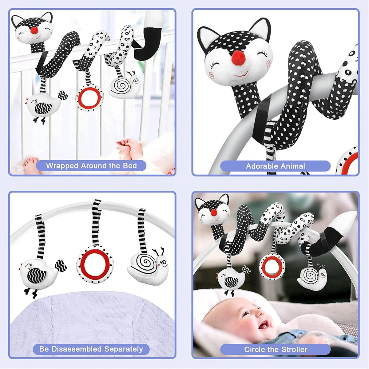 Stretch & Spiral Car Seat Toys S124372