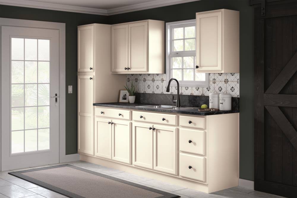 Natural Unfinished Door Pantry Stock Cabinet C864