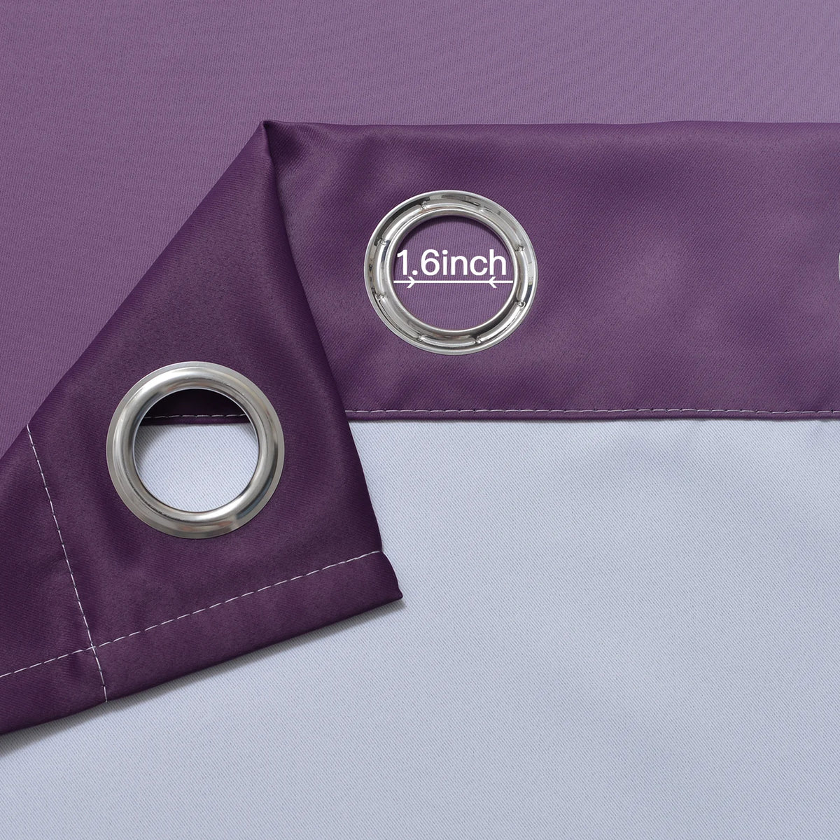 Purple Blackout Ombre Curtains, 52x84 inches, 2 Panels Q68625