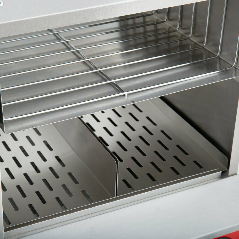 40 Bun Hot Dog Steamer Commercial Warmer Stand 120V C549