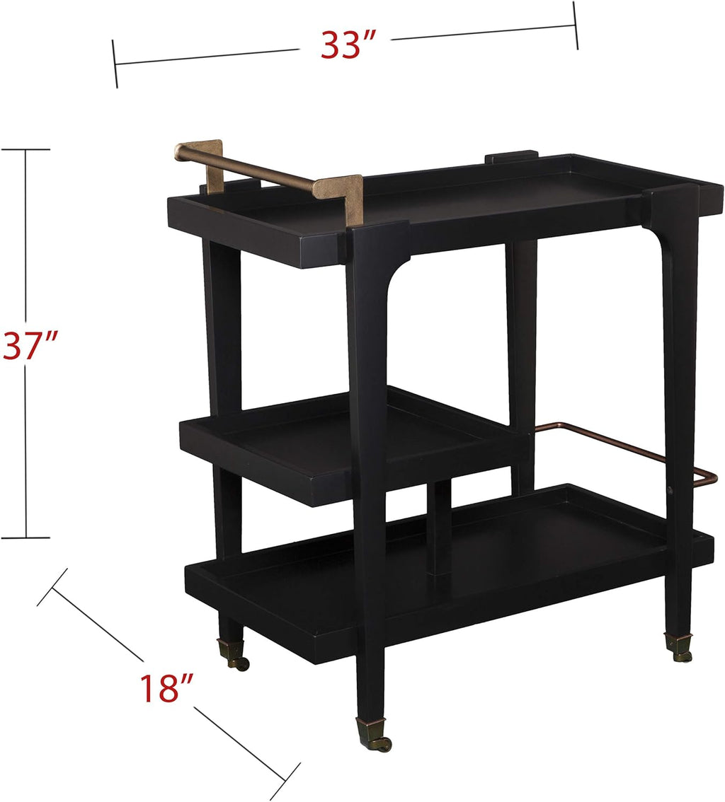 Black Bar Cart P12340