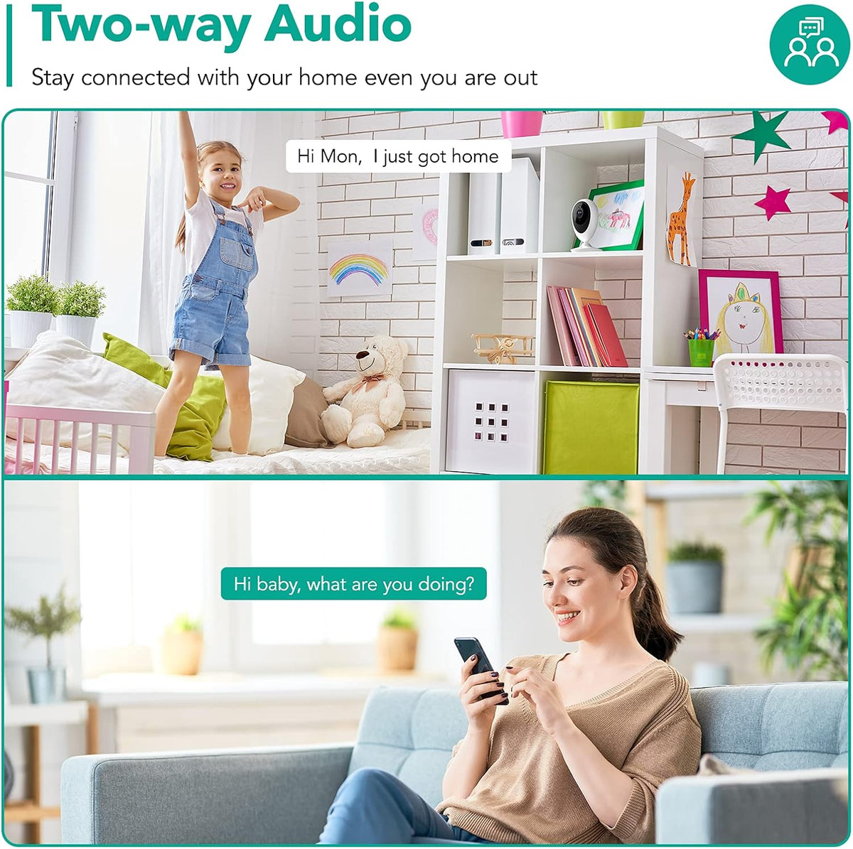 1080PHD WiFi Indoor Camera 4 Pack Q761