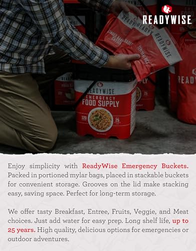 18 Servings Emergency Food Supply with Freeze Dried & Dehydrated Meals V474
