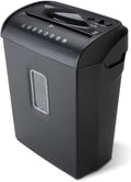 6-Sheet Micro-Cut Paper Credit Card Shredder with 3.5-Gallon Wastebasket, Pack of 2 F83955