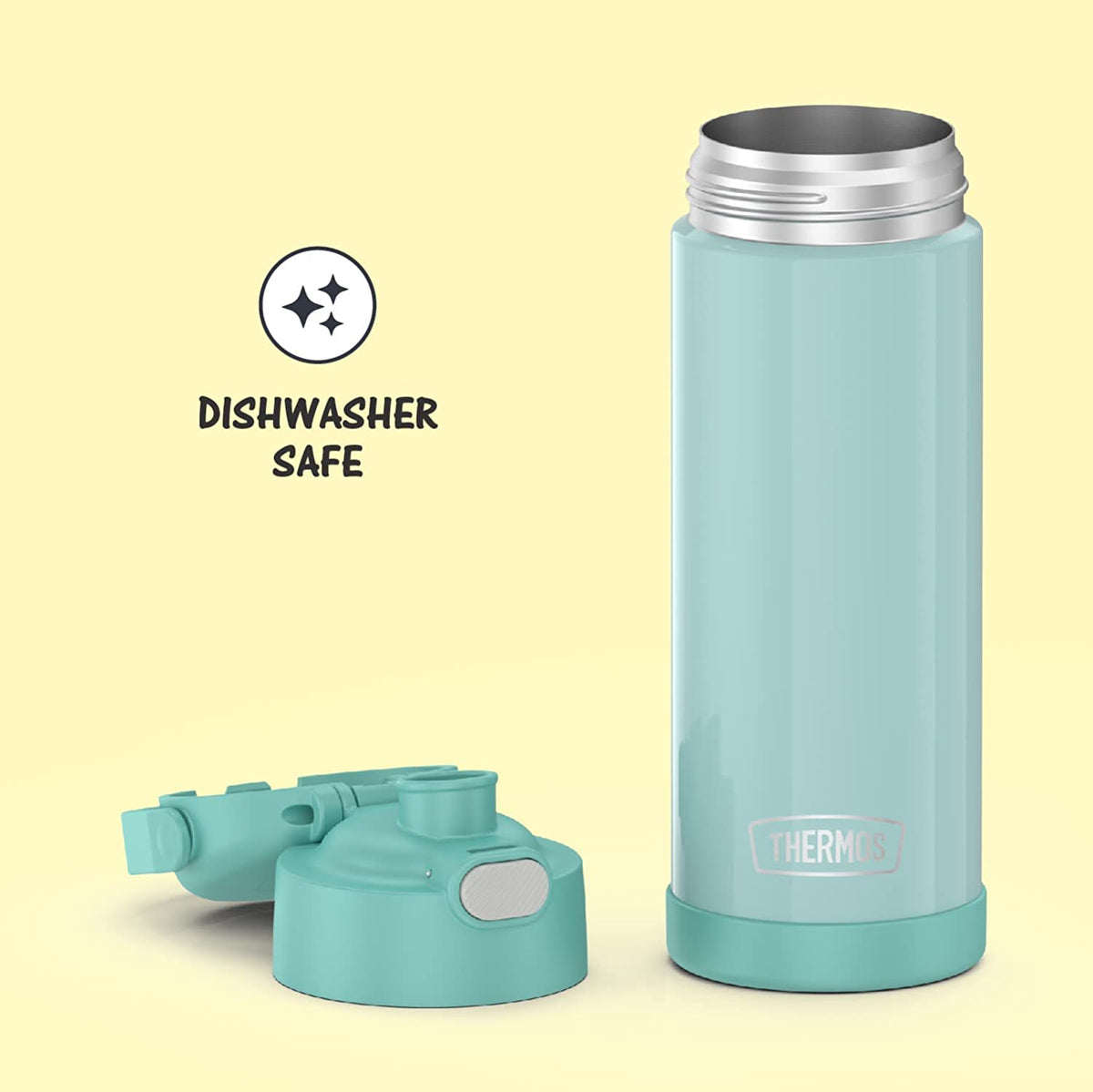 16 Oz Stainless Steel Water Bottle With Spout O2530