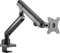 Single 13-32 Monitor Arm Desk Mount for Flat/Curved/Ultrawide Monitor, Full Motion Adjustable, VESA/C-Clamp/Grommet I5732