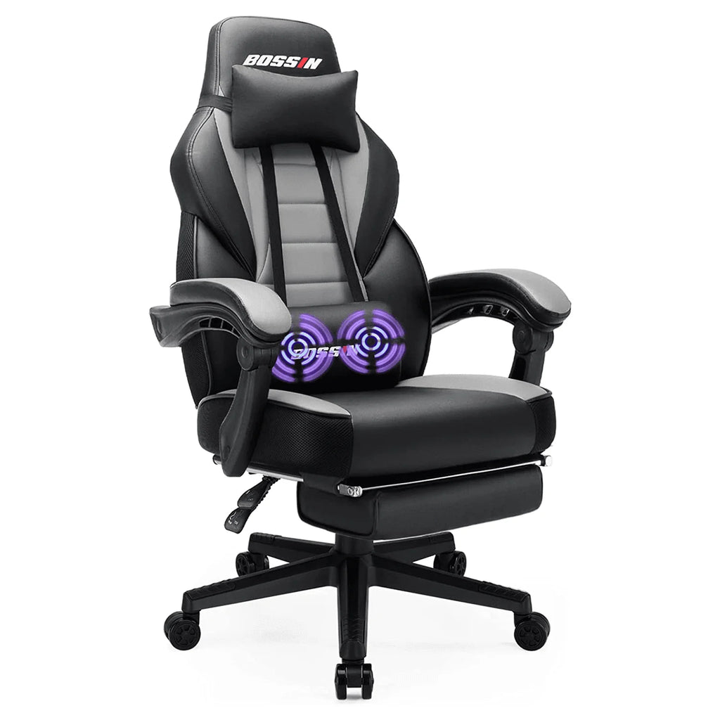 Gaming Chair with Footrest and Massage G164087