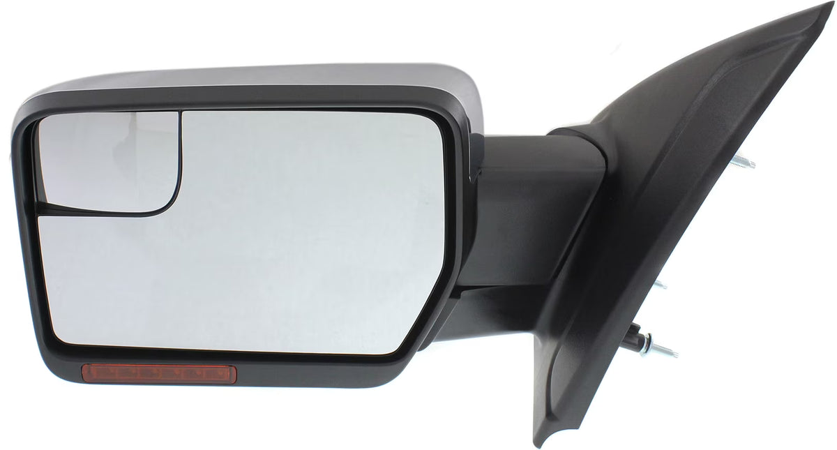 Left Driver Side Heated Mirror with Blind Spot Signal Light Chrome S510