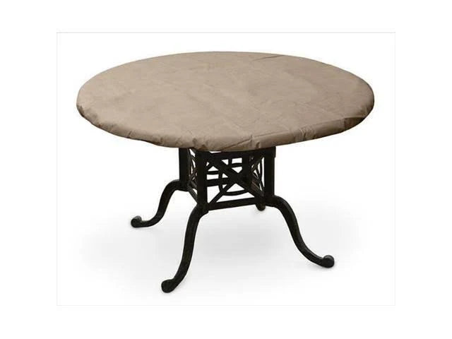 56 in. Round Table Top Cover Taupe G196