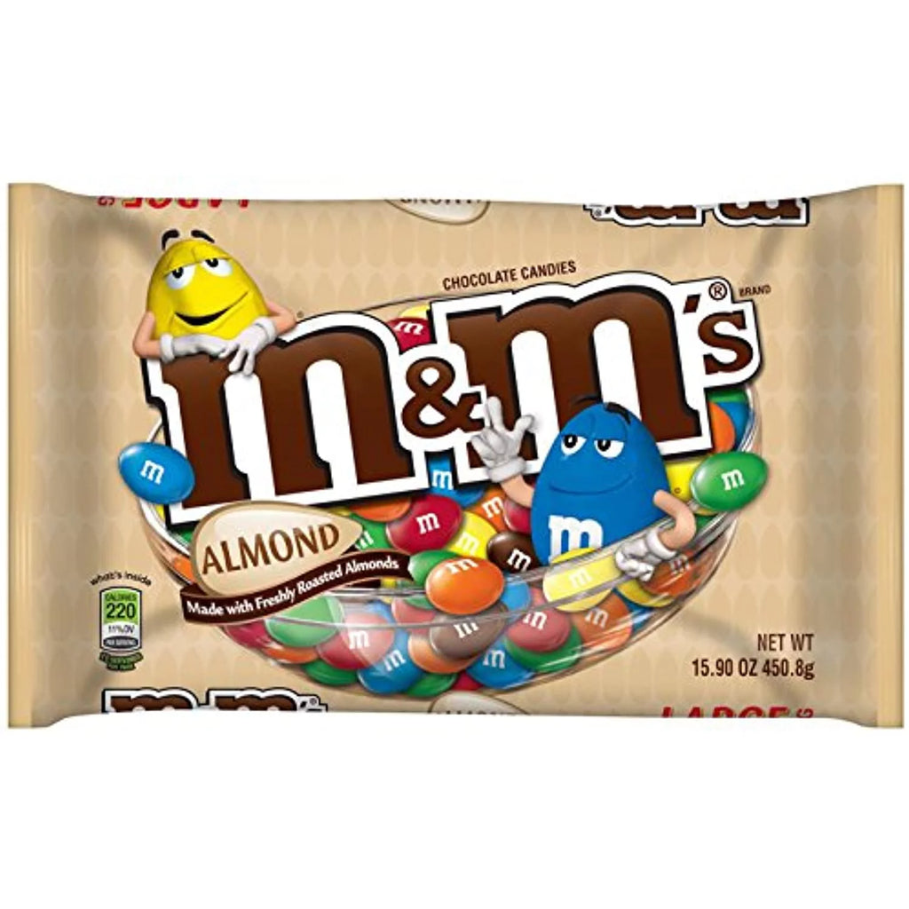 Almond Chocolate Candy 15.9-Ounce Bag Pack Of 4 C68341