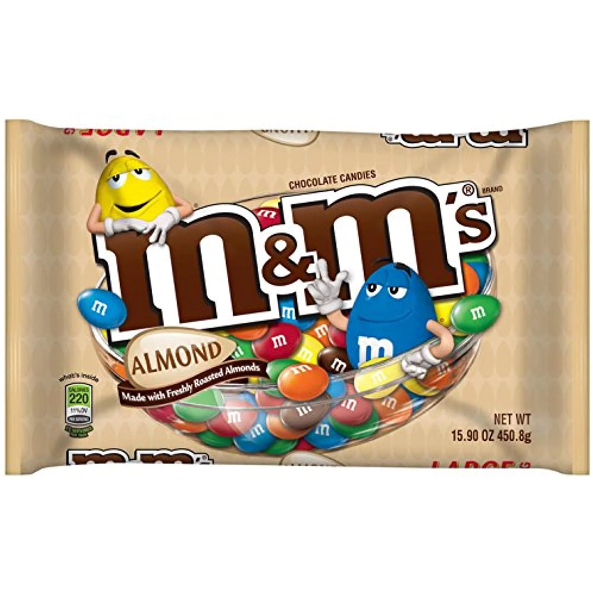 Almond Chocolate Candy 15.9-Ounce Bag Pack Of 4 C68341