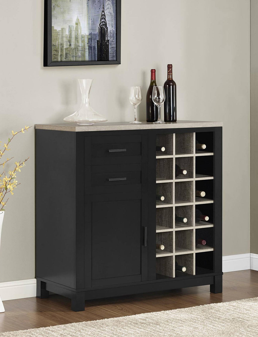 Black Bar Cabinet T757560