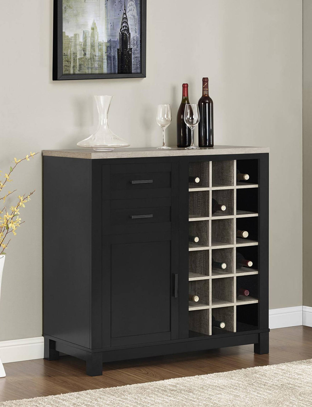 Black Bar Cabinet T757560