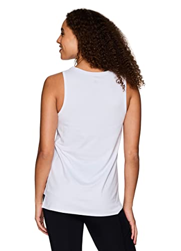Women's Relaxed Fit Super Soft Ribbed Side Sleeveless Workout Tank Top B444469