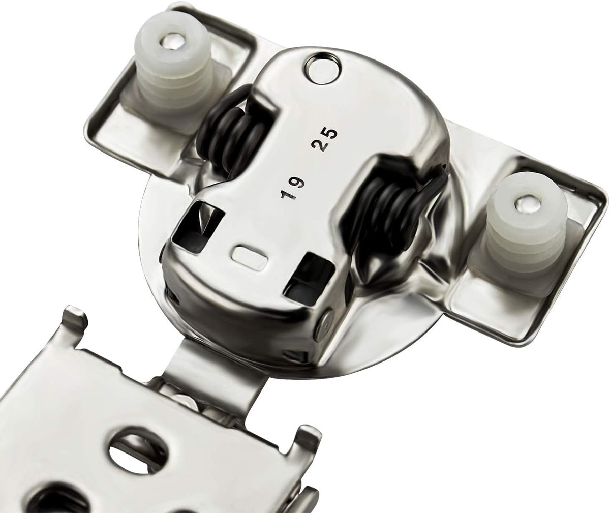 52 Pack 1/2 inch Soft Close Satin Nickel Stainless Steel Cabinet Hinges N1282