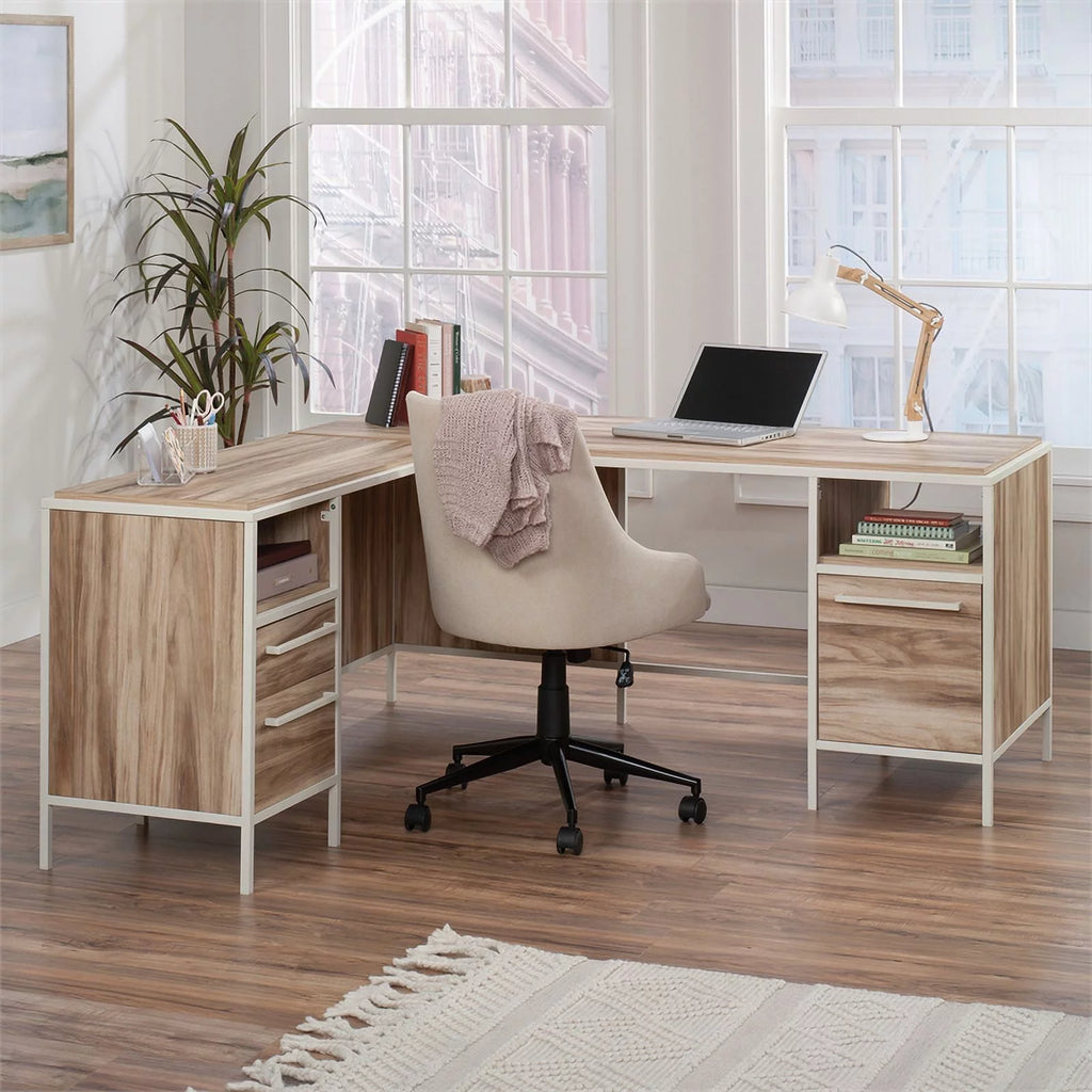 Engineered Wood L-Desk U7444