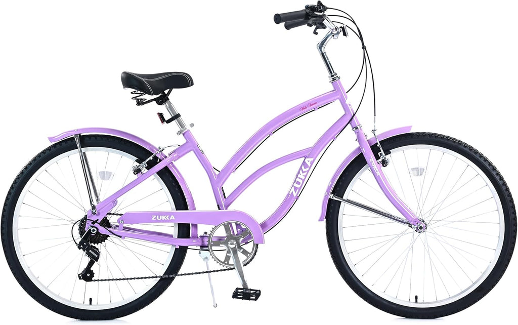 26 Inch 7 Speeds Steel Frame Beach Cruiser Bike Y202994