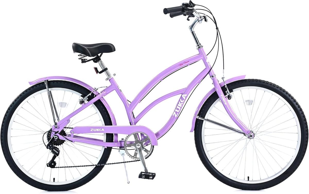 26 Inch 7 Speeds Steel Frame Beach Cruiser Bike Y202994