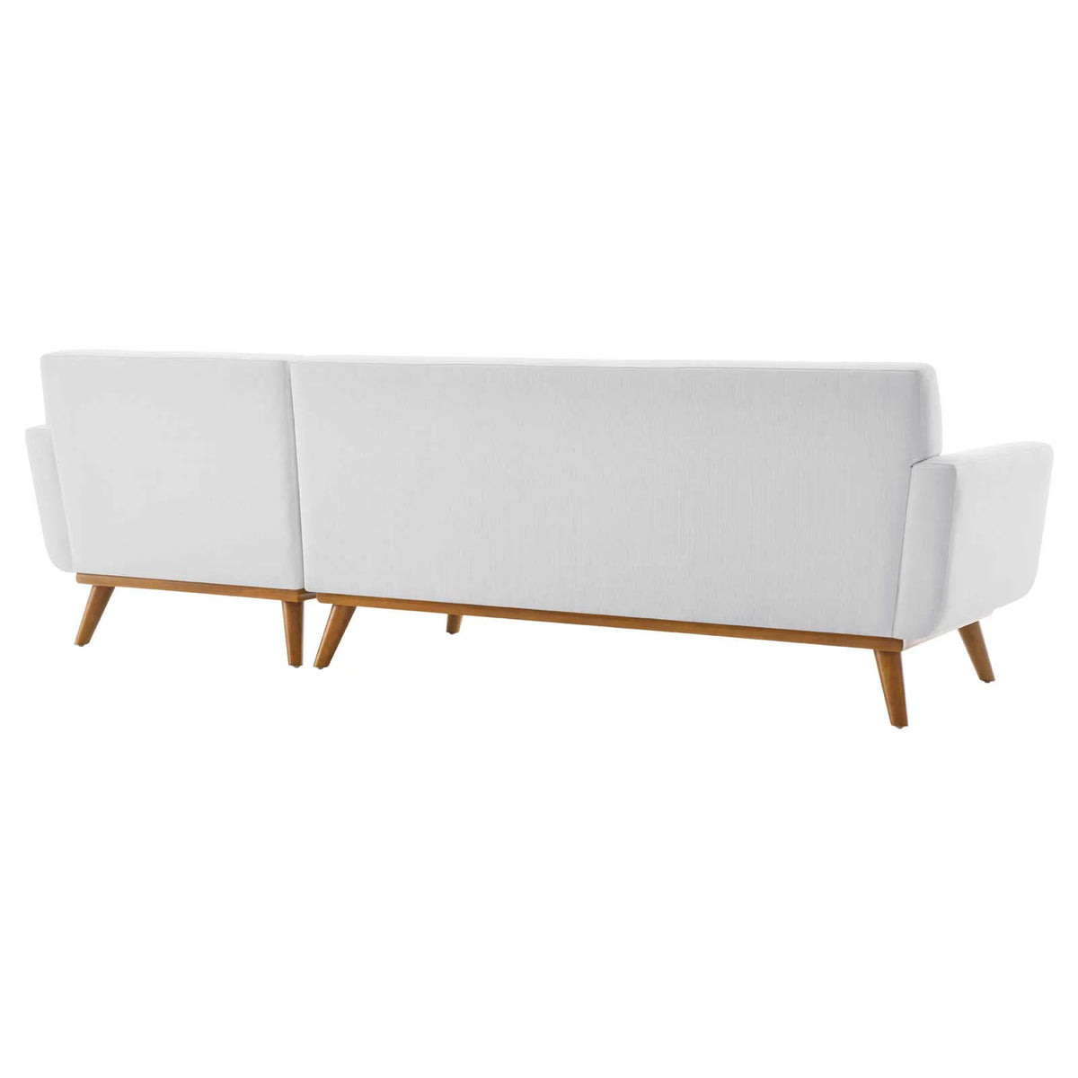 White Upholstered Sectional Sofa X279