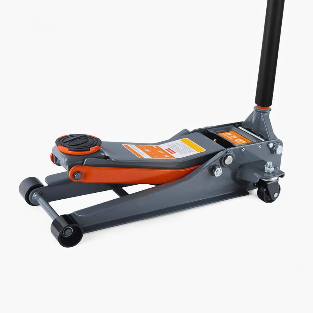3.0 Ton Floor Jack with Dual Hydraulic Pumps & Reinforced Lifting Arm U350