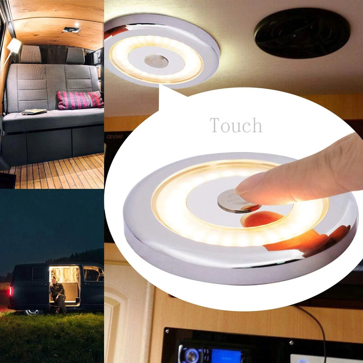 12V 3W 2800K Warm White Surface Mounted LED Ceiling Light O817