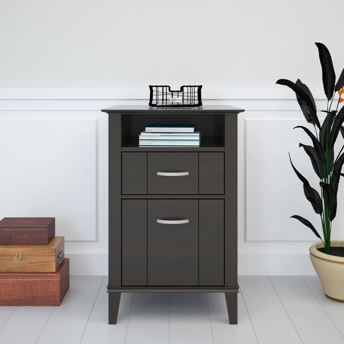 Espresso File Cabinet V857