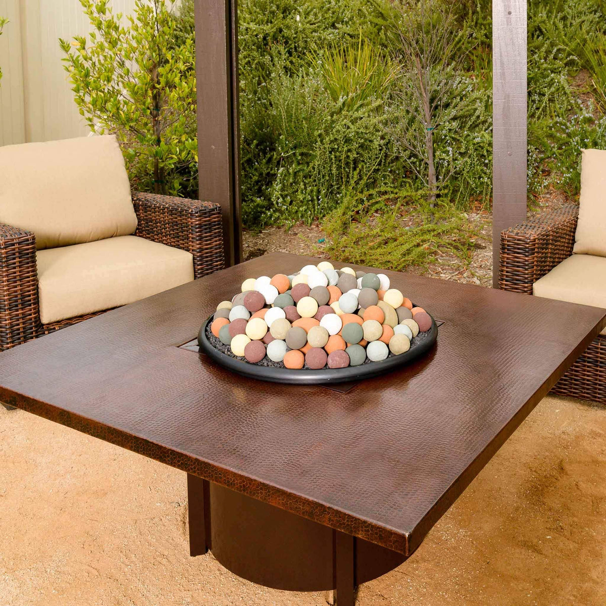 24 x 8 in. Cape Gray Lite Stone Ball Uniform Set C866975