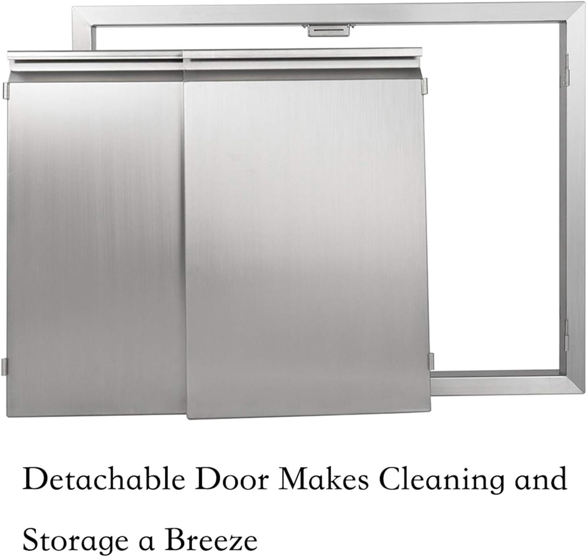 26 W X 24 H 304 Stainless Steel BBQ Access Door E62487